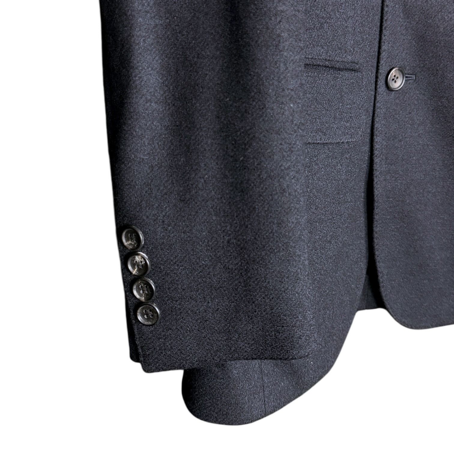 Paul Stuart Paul Stuart Wool Cashmere Flannel Blue Blazer 44R $2,000 Size 44R - 8 Thumbnail