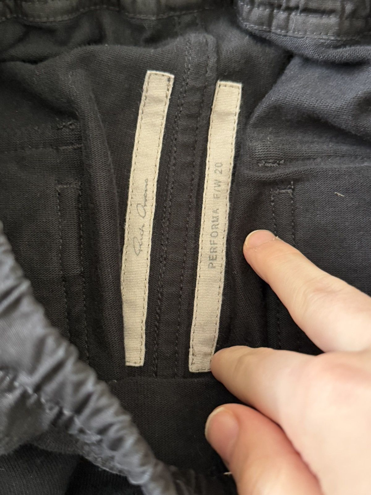 Rick Owens Rick Owens FW20 Performa Cargo Joggers Black Sz 36 / IT 46 Size US 36 / EU 52 - 3 Thumbnail