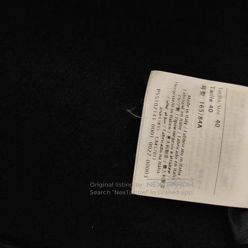Valentino Valentino Black wool cape coat Size XXS / US 00 / IT 34 - 8 Thumbnail