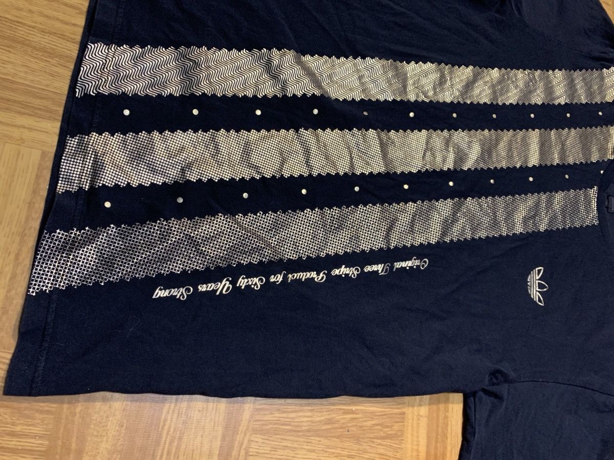 Adidas × Vintage Rare Vintage Adidas Black Gold T Shirt Y2K Size XL Size US XL / EU 56 / 4 - 8 Thumbnail
