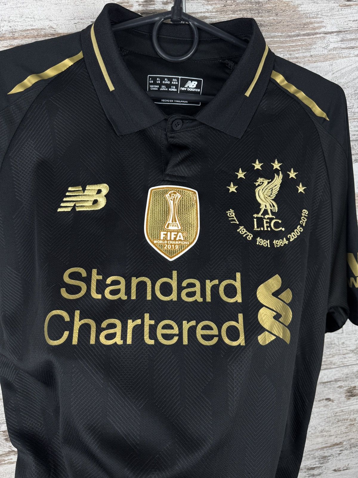 New Balance × Vintage Mens Vintage New Balance Liverpool FC T-shirt FIFA jersey Size US XL / EU 56 / 4 - 7 Thumbnail