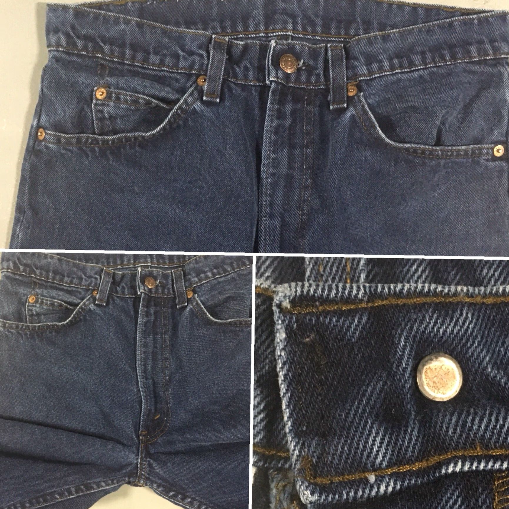 Levi's VINTAGE Levi's 505 Jeans Blue Rinse Regular Size 32 Inseam 31 31 Zipper Fly Black Tab Denim 1980s Mens Womens Boys Girls Size US 31 - 7 Thumbnail
