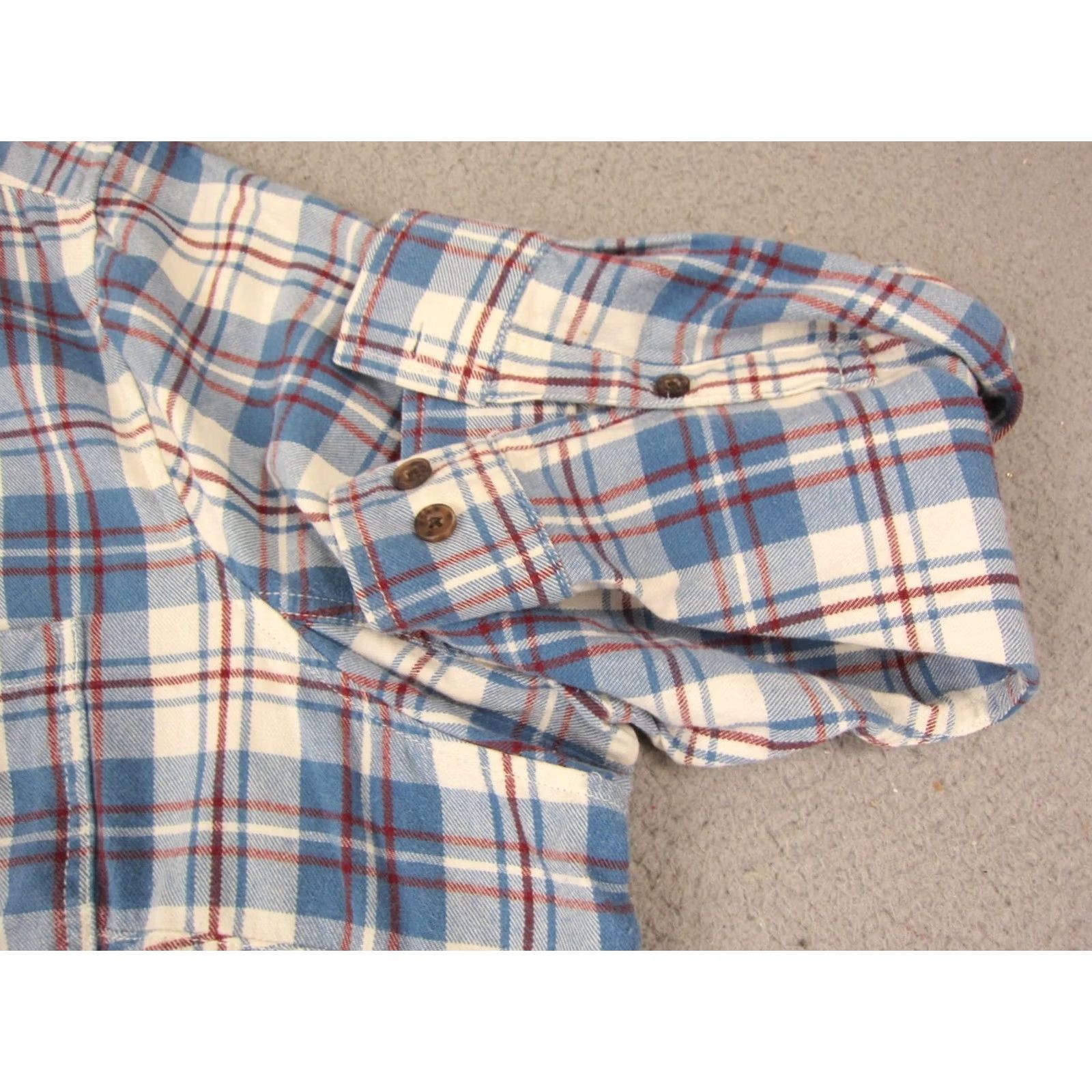 Vintage Duluth Shirt Womens 3X Blue White Plaid Flannel Button Up Western Casual Shirt Women 3X Plaid Vintage? (No) Size XXL / US 16-18 / IT 52-54 - 4 Thumbnail