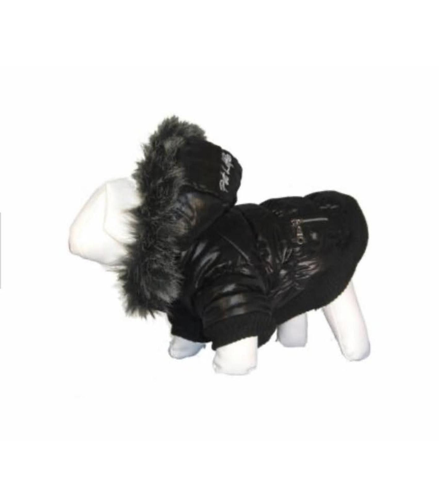 Other Pet Life Metallic Ski Parka Dog Jacket with Hood Size XSmall Size ONE SIZE - 2 Thumbnail