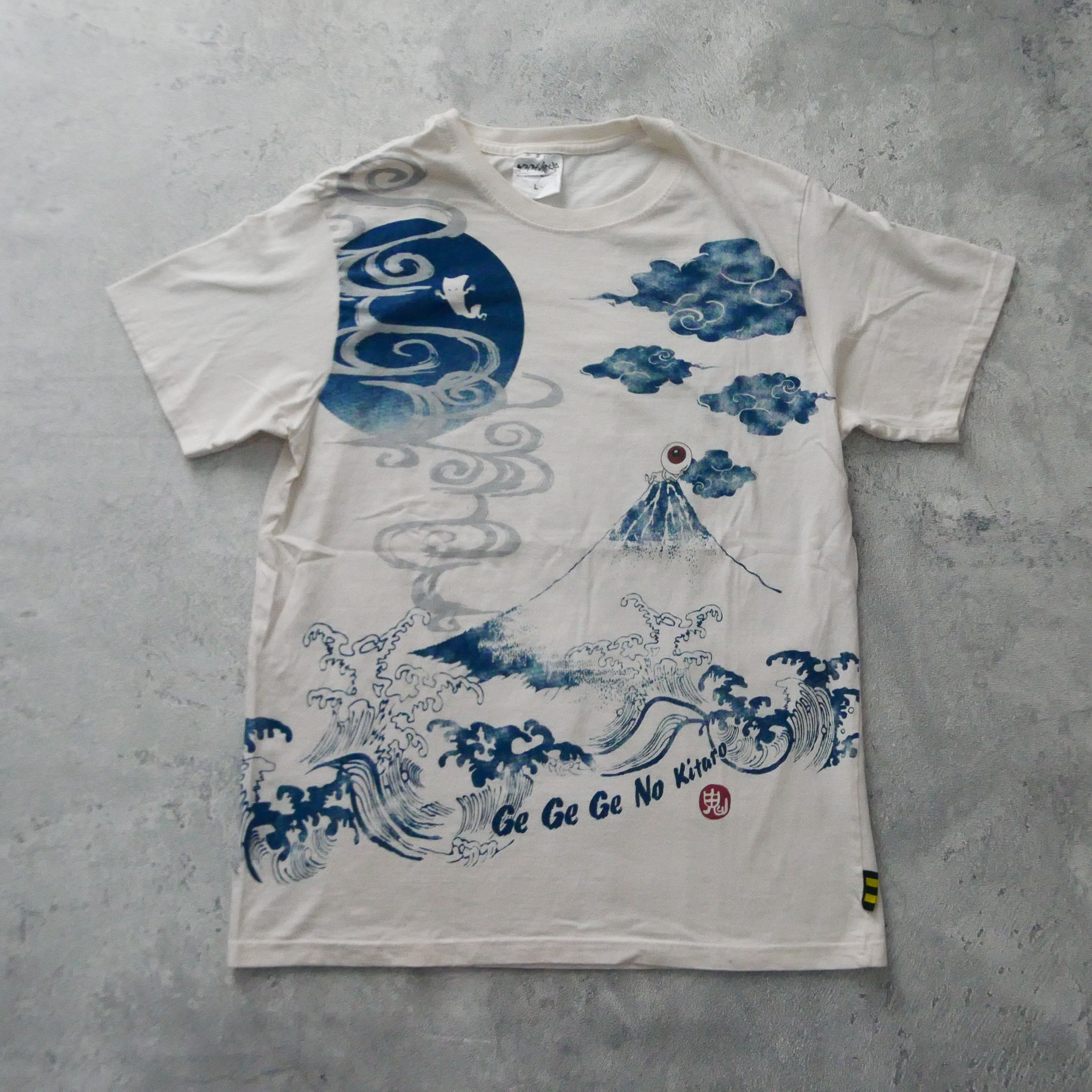 Japanese Brand Ge Ge Ge No Kitaro White Tshirt Vintage Fuji Mount Size US M / EU 48-50 / 2 - 1 Thumbnail