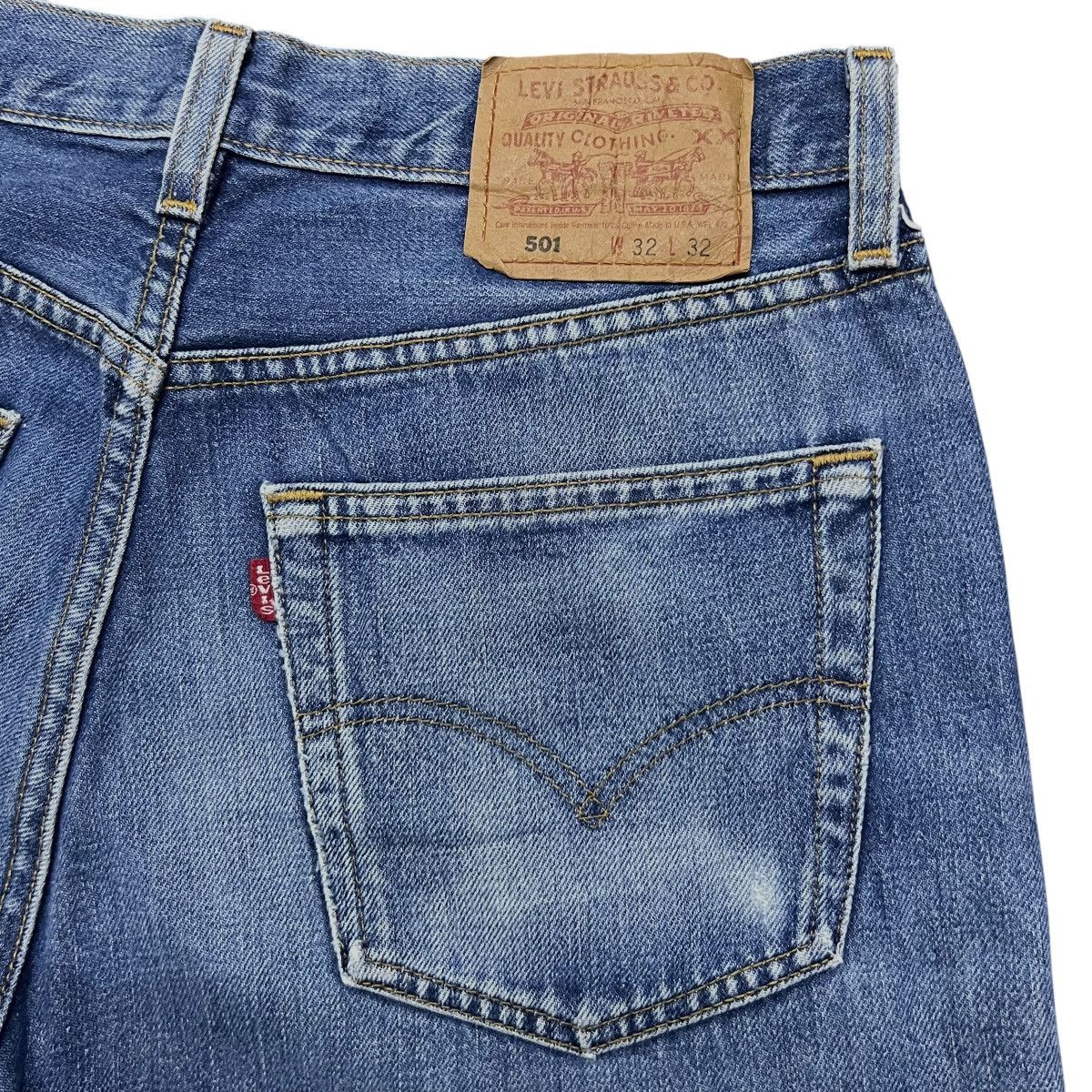 Levi's Vintage 90s Levi’s 501 Japan - Faded Wash Jeans Size US 31 - 11 Thumbnail