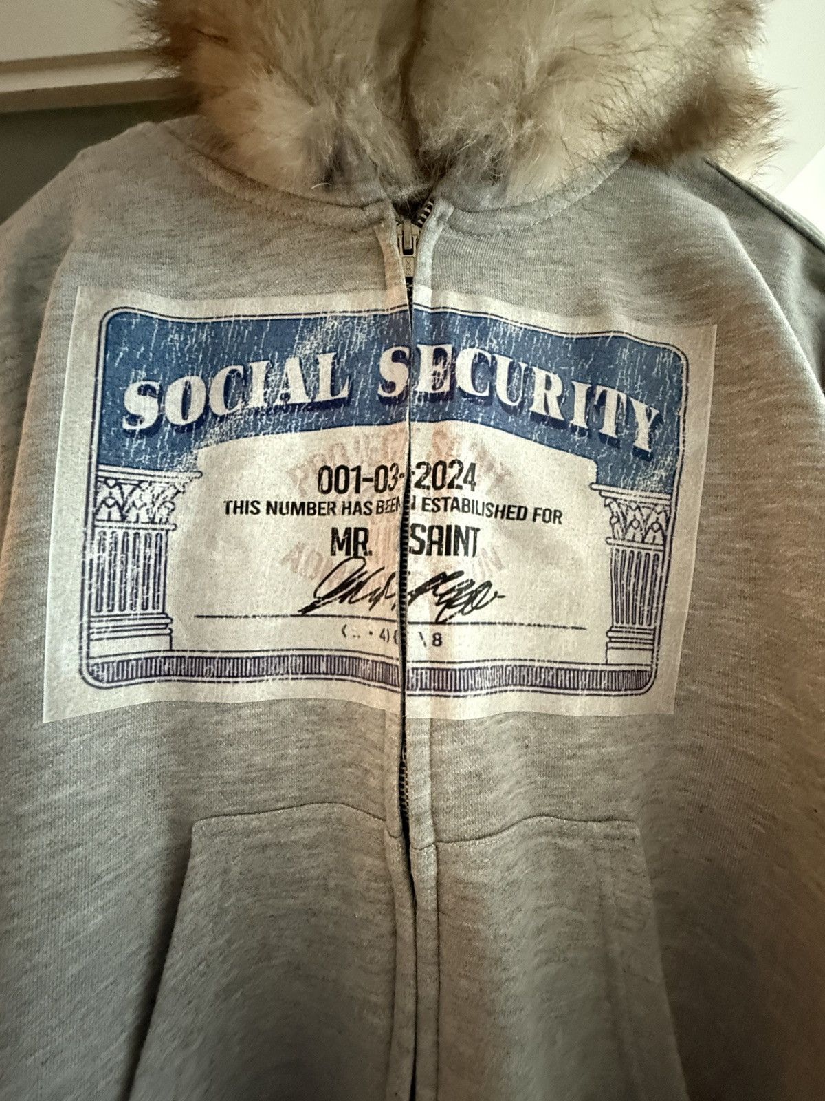 Other Social security furr hoodie Size US S / EU 44-46 / 1 - 3 Thumbnail