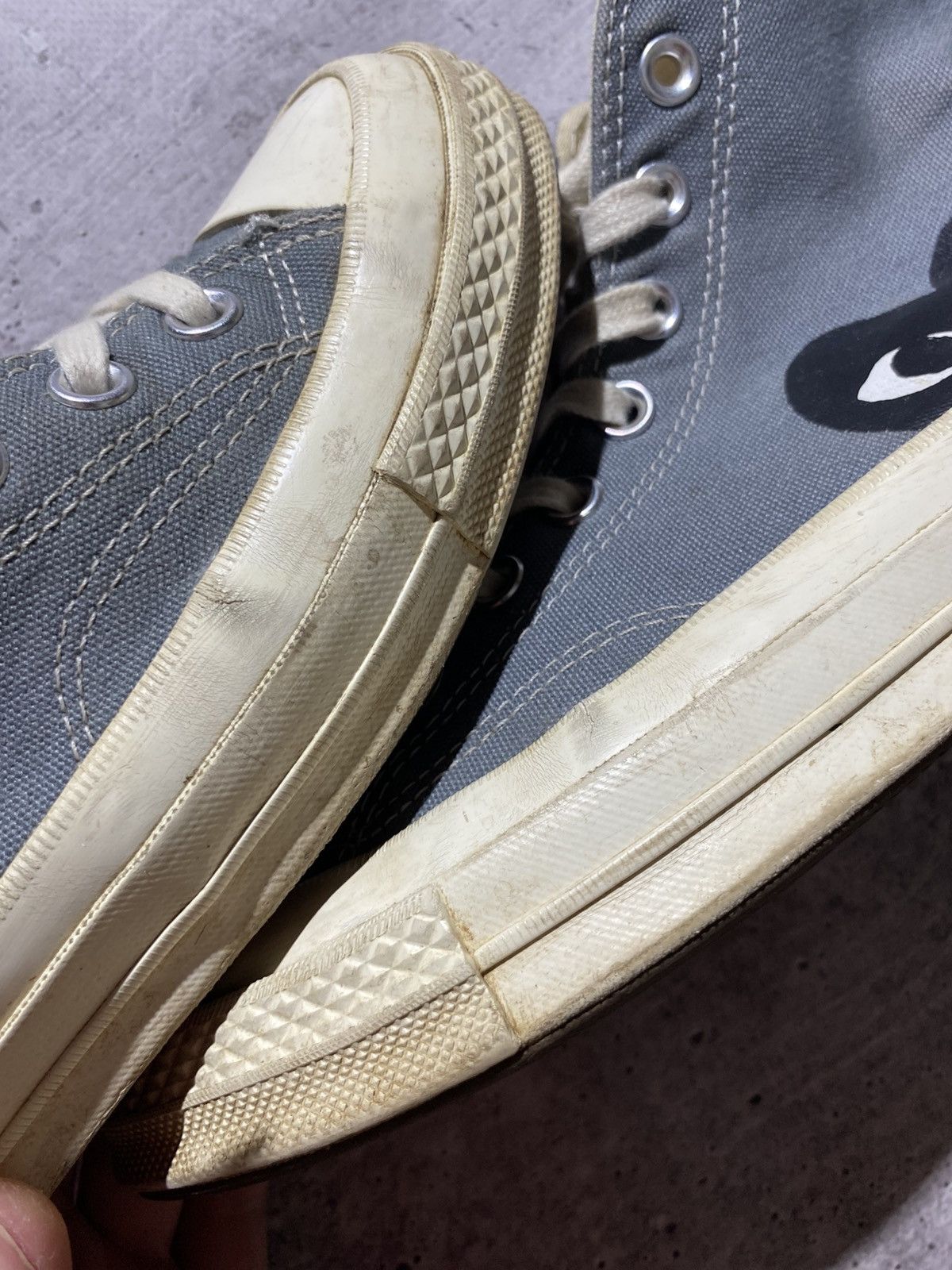 Comme des Garcons × Converse 🩶COMME des garçons converse sneakers Size US 7 / EU 40 - 8 Thumbnail