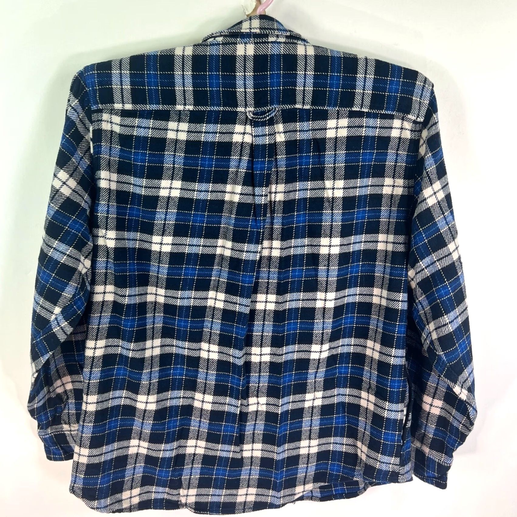 Orvis Orvis Shirt Plaid Flannel Button-Up Mens 2XL Blue Long Sleeve Pockets Casual, Workwear, Travel Size US XXL / EU 58 / 5 - 7 Thumbnail
