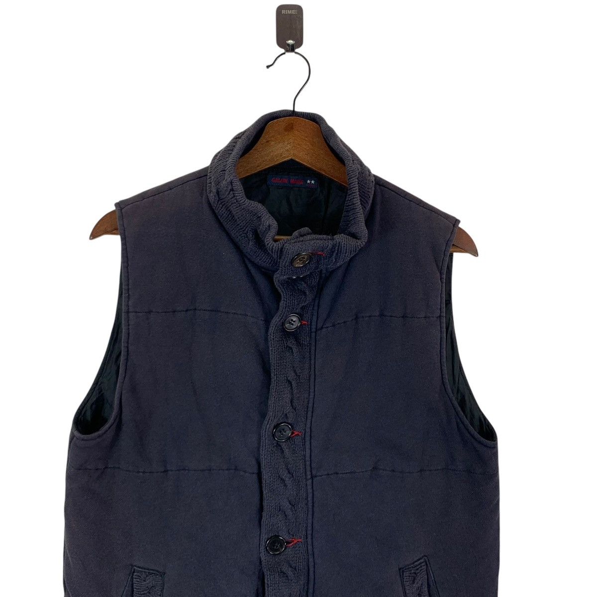 Indigo × Japanese Brand × Vintage VINTAGE GAIJIN MADE INDIGO VEST JACKET Size US M / EU 48-50 / 2 - 4 Thumbnail
