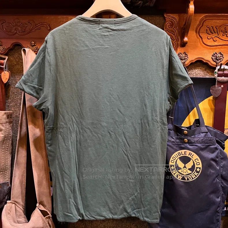 RRL Ralph Lauren RRL Ralph Lauren Double Layer Short Sleeve T-Shirt Size US XL / EU 56 / 4 - 2 Thumbnail