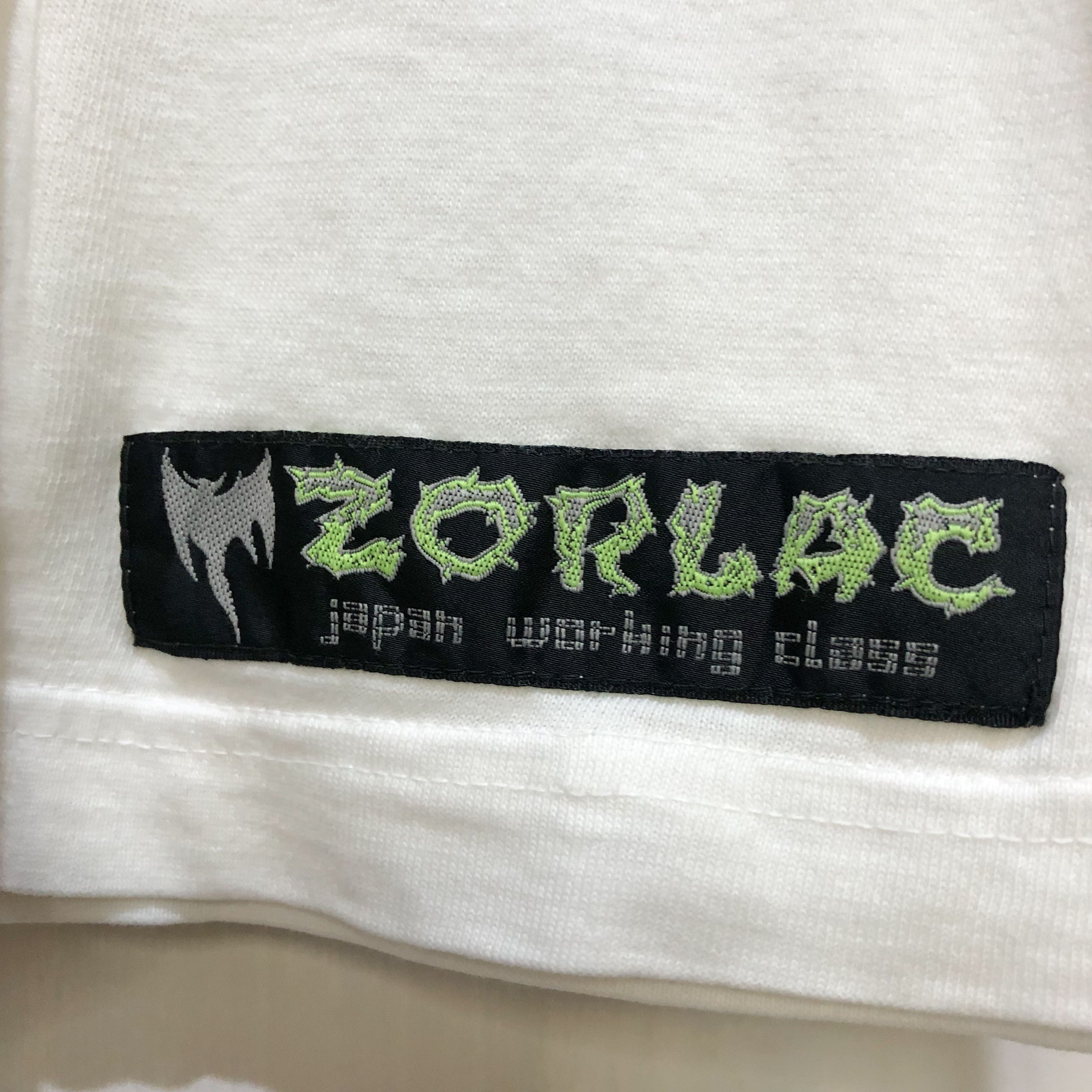 Japanese Brand Zorlac Japan Skateboard Vintage 90s T-Shirt Size US XXL / EU 58 / 5 - 7 Thumbnail