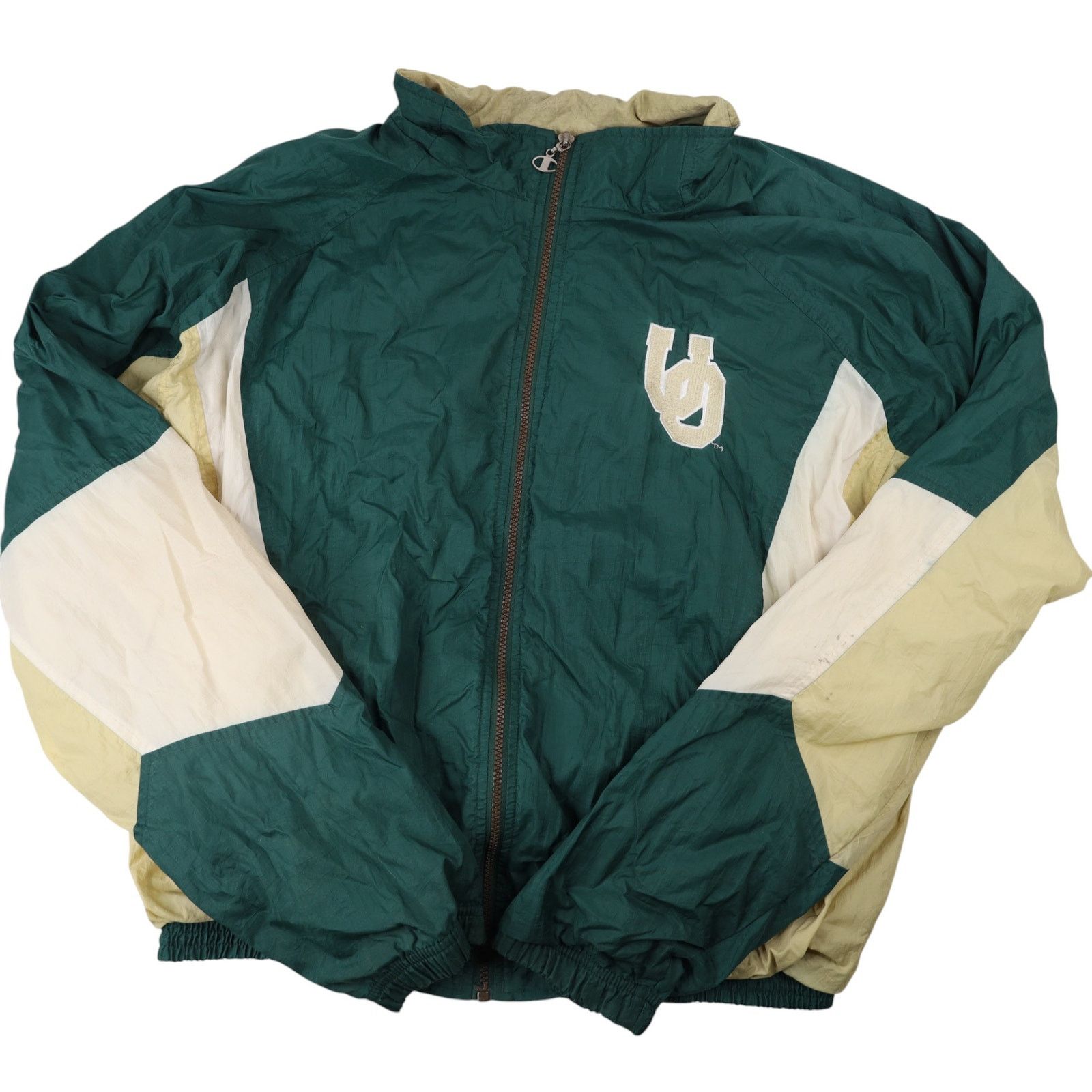 Champion × Vintage VTG Champion University of Oregon Ducks Windbreaker Jacket Size US L / EU 52-54 / 3 - 2 Thumbnail