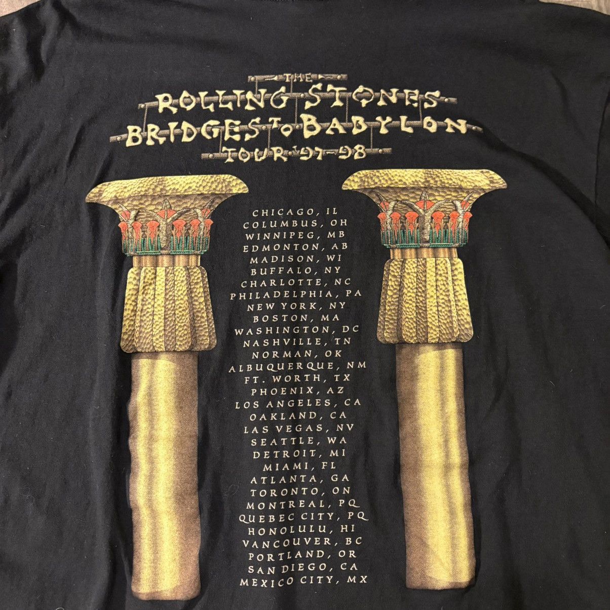The Rolling Stones The Rolling Stones Bridges To Babylon 1997 Tour T-Shirt Size US XL / EU 56 / 4 - 11 Thumbnail