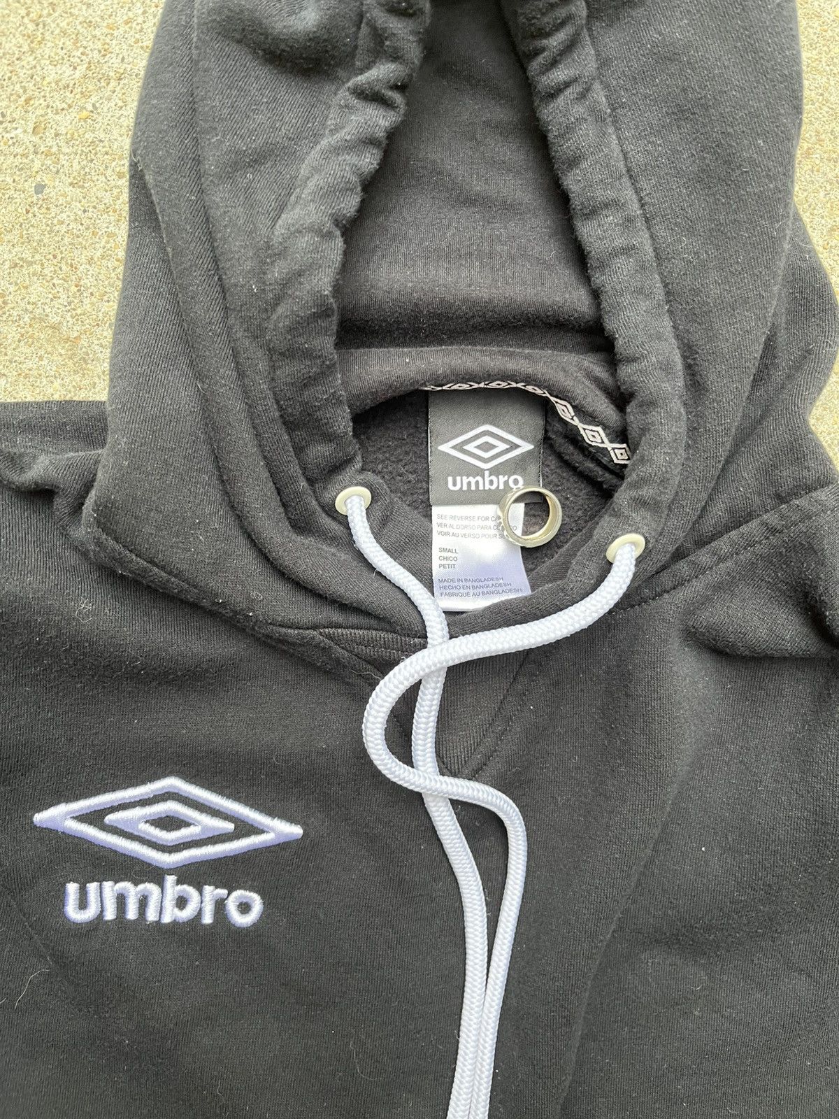 Umbro Y2K Black Umbro Embroidered Logo Hoodie Size US S / EU 44-46 / 1 - 2 Thumbnail