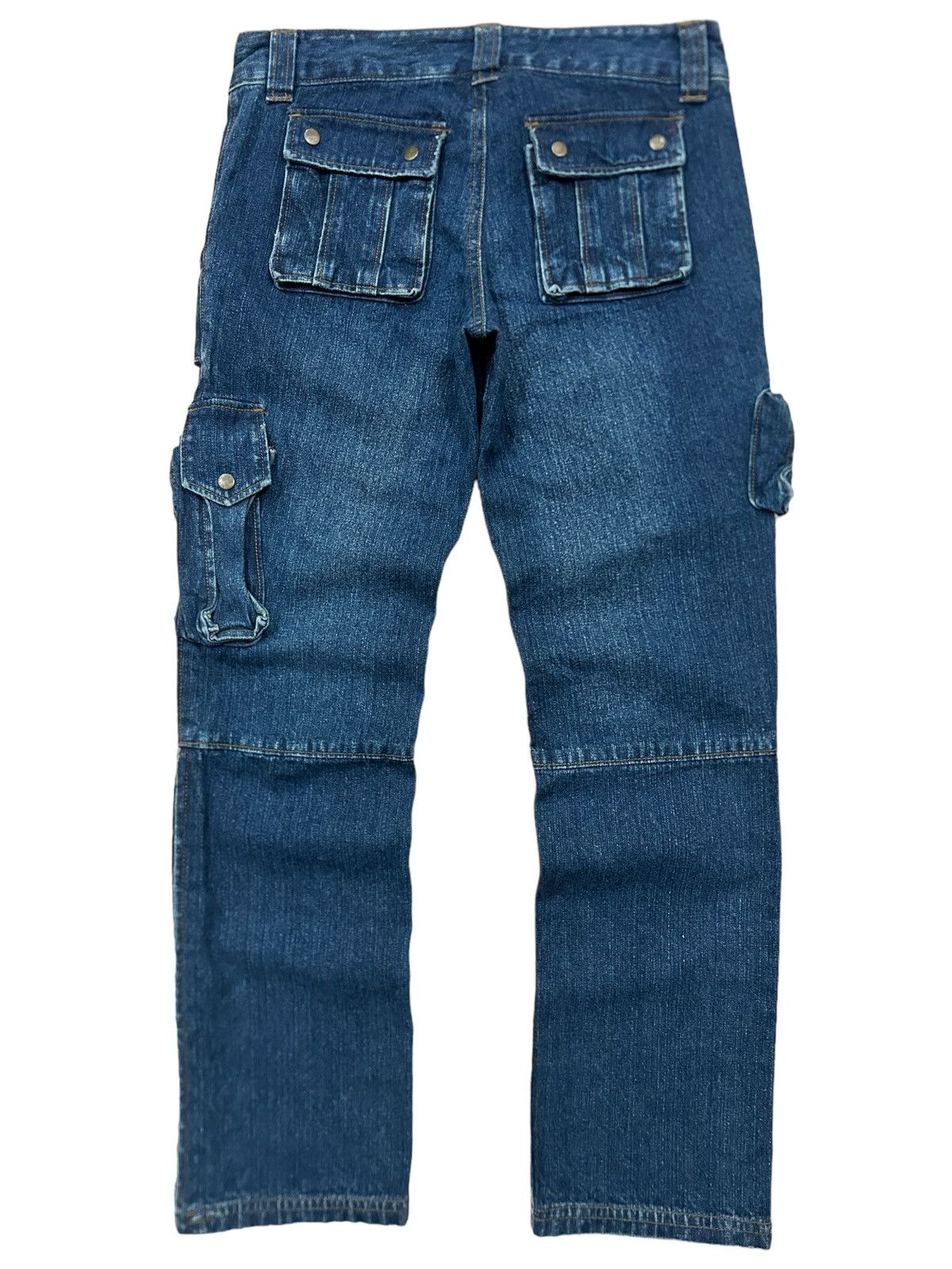 Japanese Brand Y2K Tao Japan Cargo Multi Pocket Tactical Jeans Size 30" / US 8 / IT 44 - 6 Thumbnail
