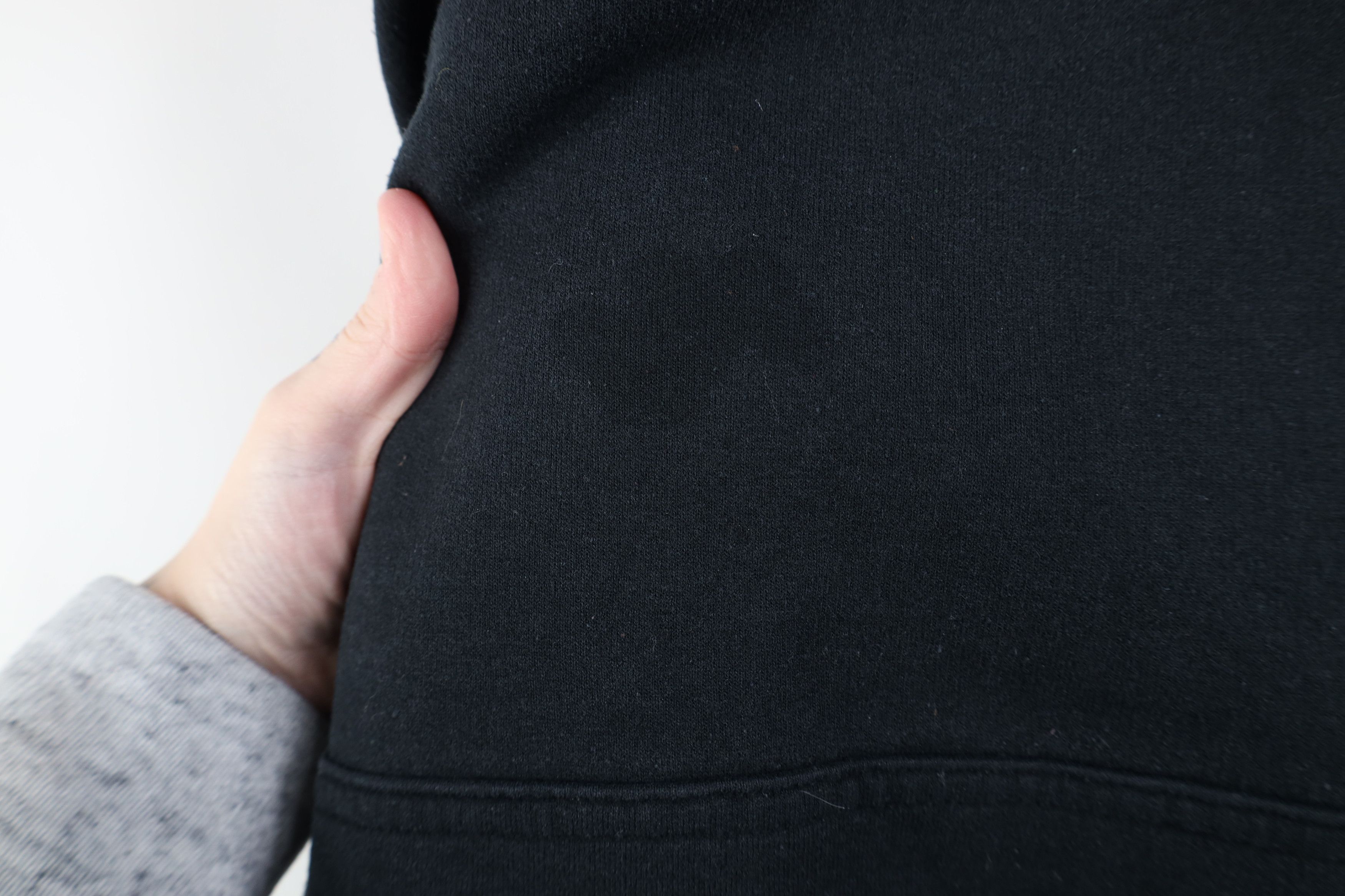 Vintage Vintage Y2K Streetwear Heavyweight Hoodie Sweatshirt Black Size US XXL / EU 58 / 5 - 6 Thumbnail