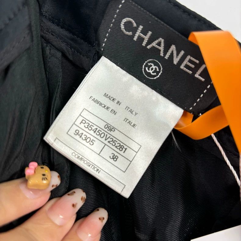 Chanel Chanel Black trousers Size 25" / US 0 / IT 36 - 5 Thumbnail