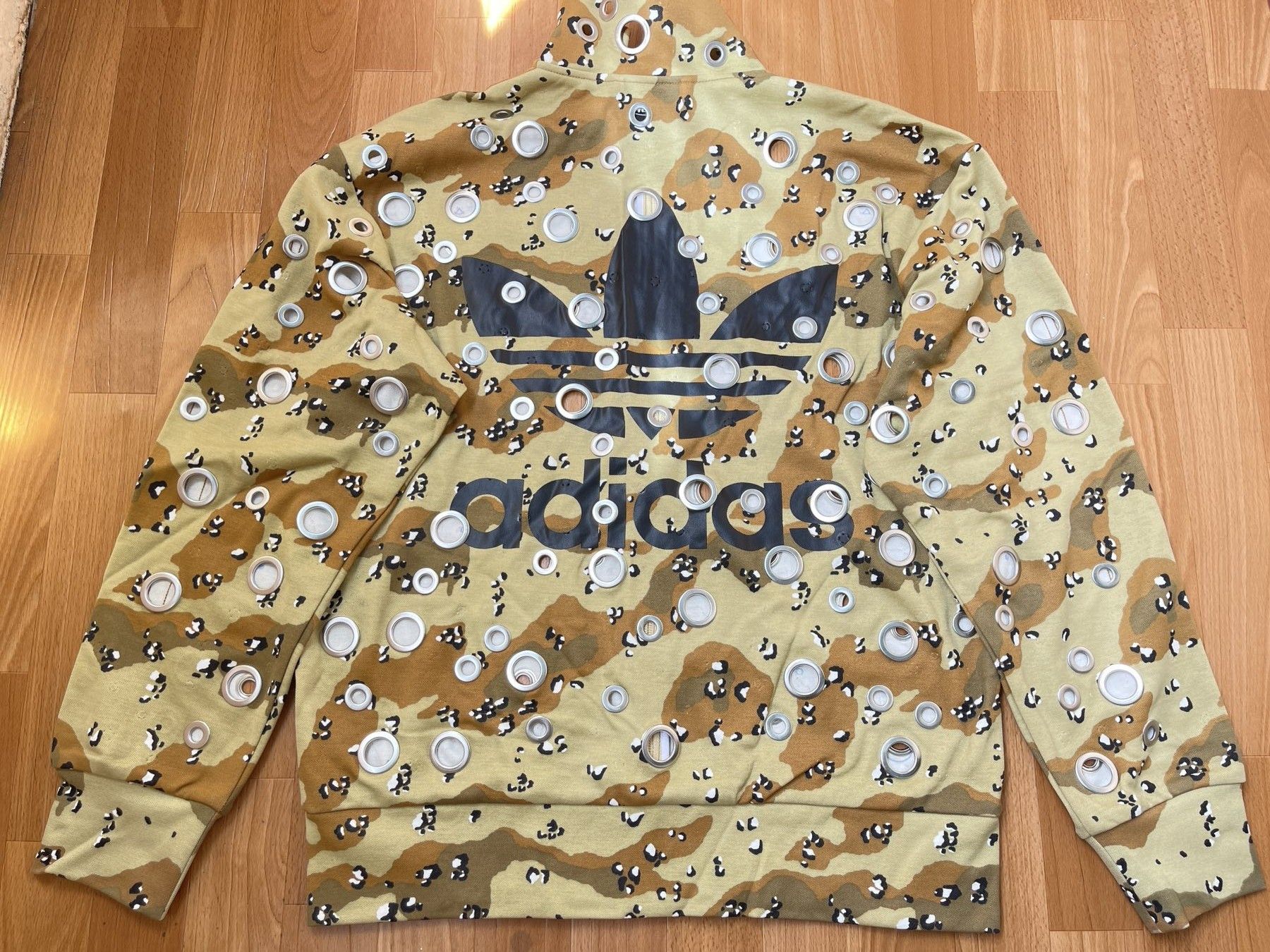 Adidas × Jeremy Scott Adidas Jeremy Scott Jacket Camo Firebird crystal hole O27142 Size US M / EU 48-50 / 2 - 9 Thumbnail