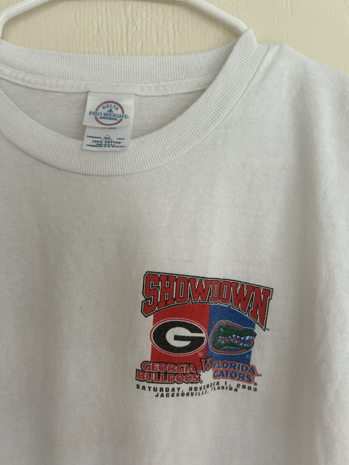 Vintage Vintage 03 Showdown Georgia Bulldogs vs Florida Gators L/S Size US XXL / EU 58 / 5 - 4 Thumbnail