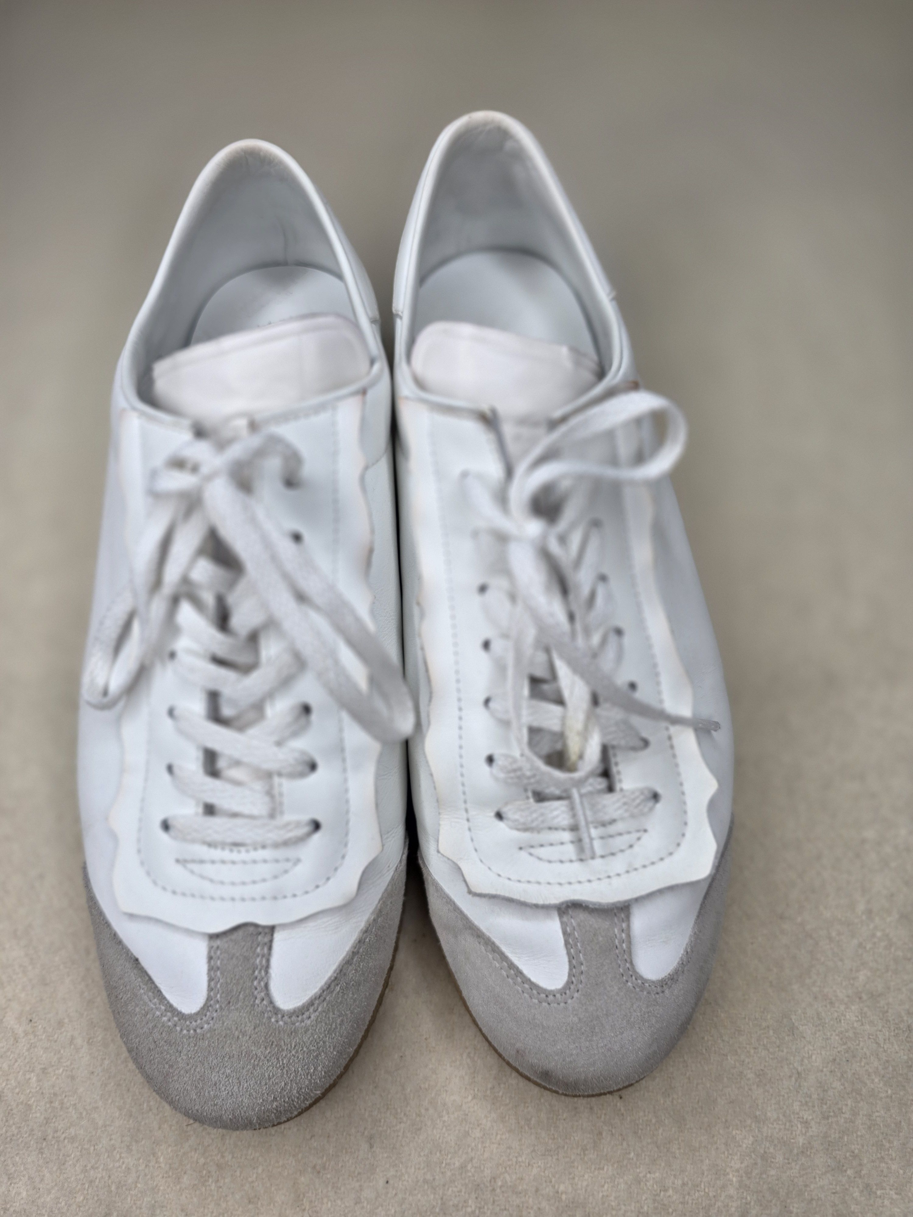 Maison Margiela Maison Margiela Replica German Army Trainers White Leather Size US 10.5 / EU 43-44 - 1 Thumbnail
