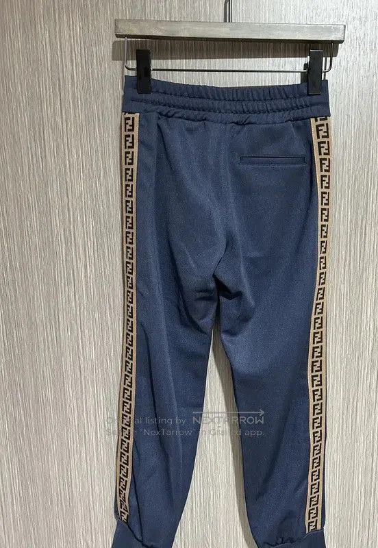 Fendi Fendi Deep Blue Logo Women's Casual Pants . Size 23" - 3 Thumbnail
