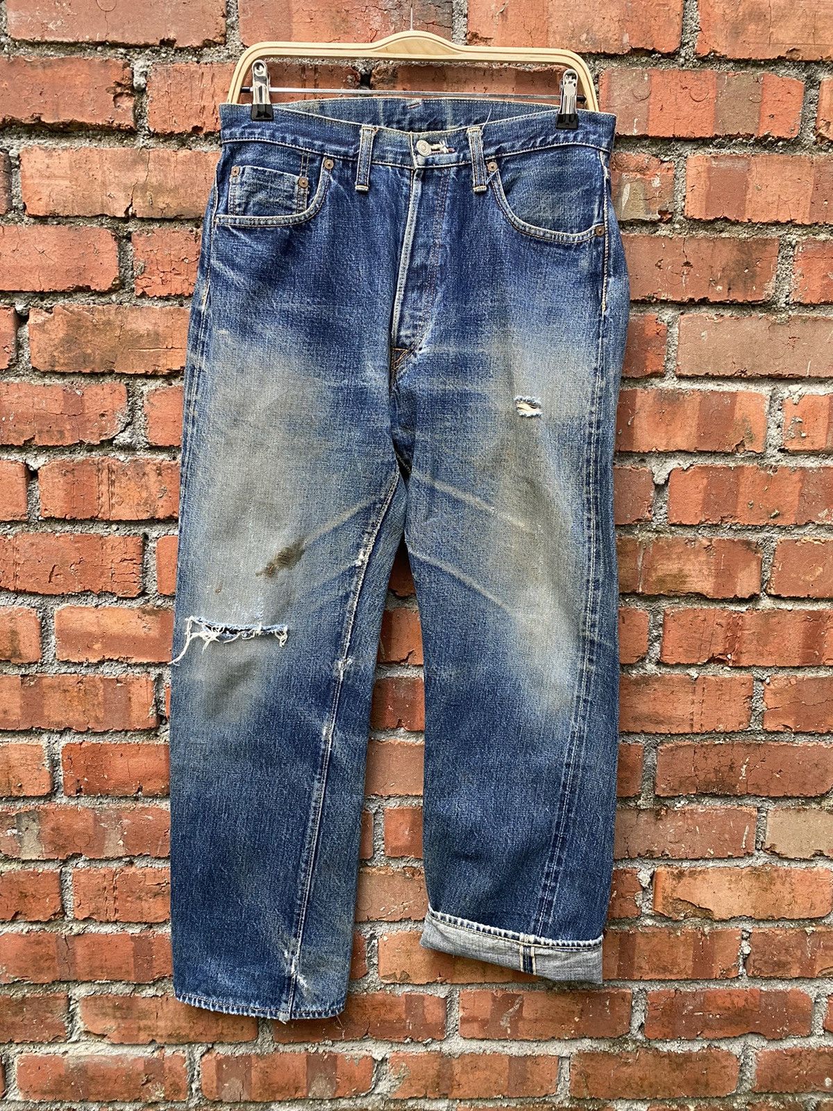 Denime × Toyo Enterprises × Vintage size 32x30 vintage denime redline distressed Size US 32 / EU 48 - 1 Thumbnail