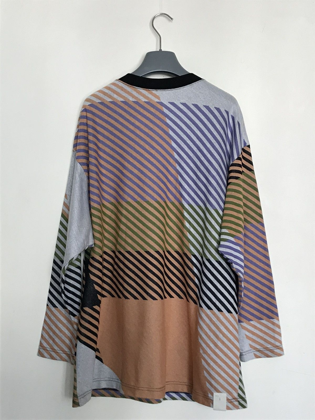 N.Hoolywood N. Hoolywood colourblock striped long sleeve tee Size US S / EU 44-46 / 1 - 4 Thumbnail