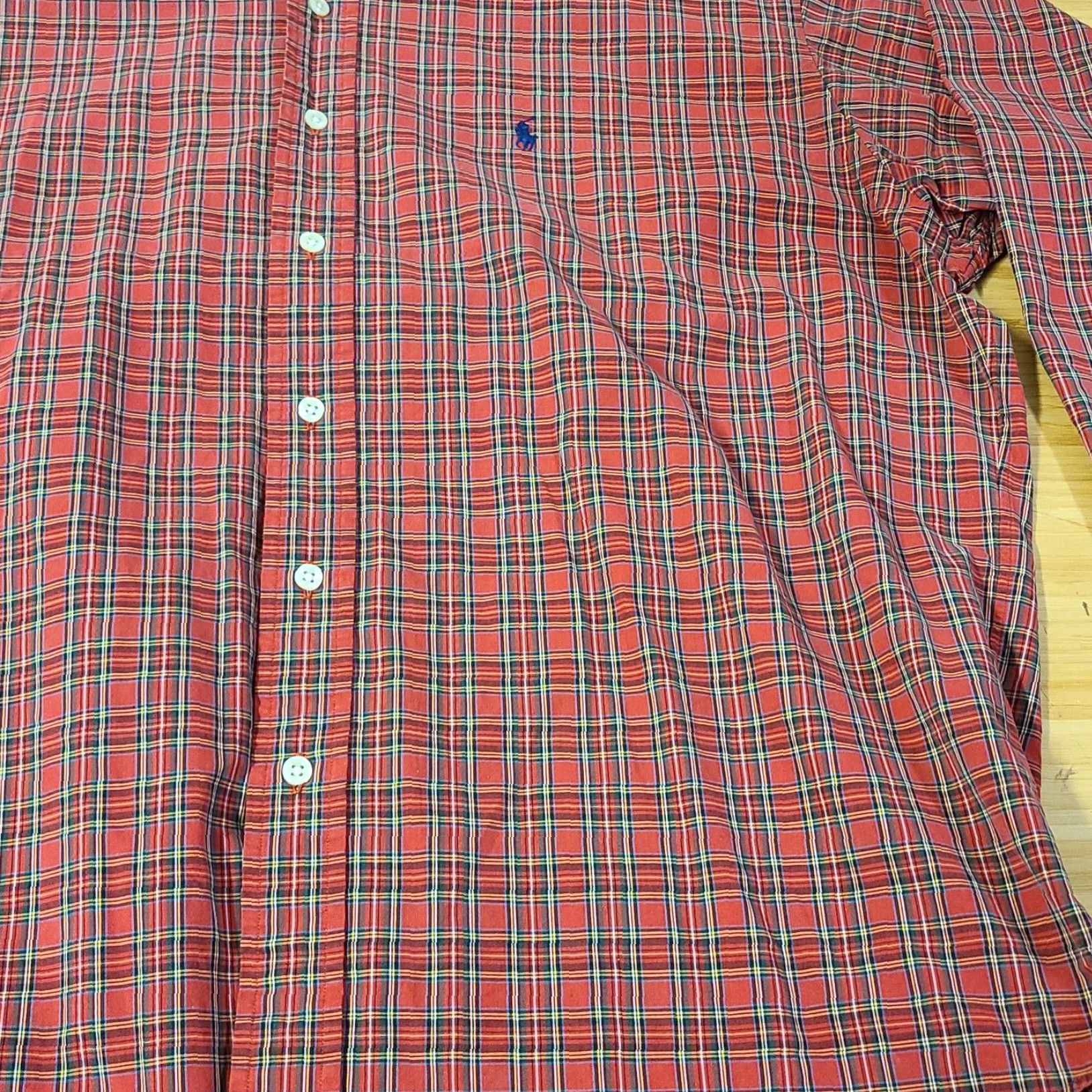 Ralph Lauren Ralph Lauren Mens Multicolor Blake Plaid Collared Button-Down Shirt Size Large Size US L / EU 52-54 / 3 - 4 Thumbnail