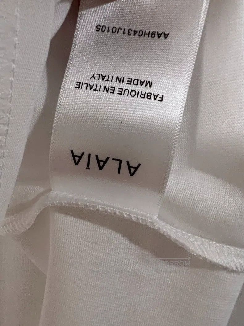Other Alaia Women's White Short Sleeve T-Shirt Size XS / US 0-2 / IT 36-38 - 6 Thumbnail