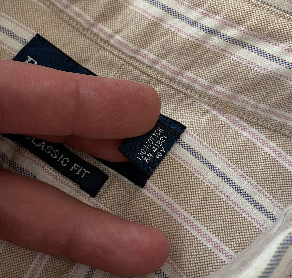 Polo Ralph Lauren Polo Ralph Lauren Oxford Shirt x Vintage Size US L / EU 52-54 / 3 - 5 Thumbnail
