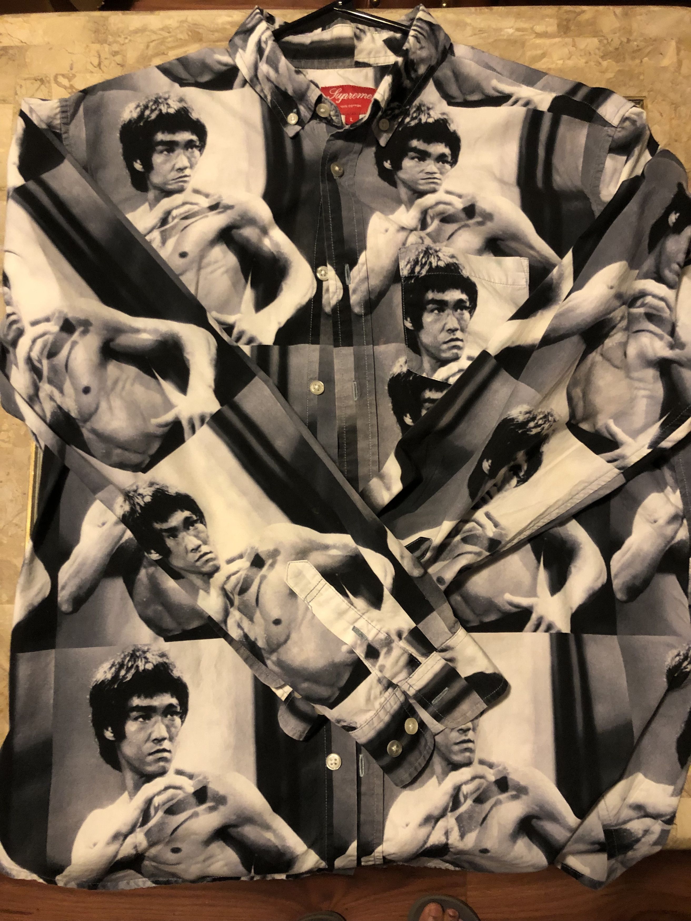 Supreme Bruce Lee Button Down Shirt Size US L / EU 52-54 / 3 - 2 Thumbnail
