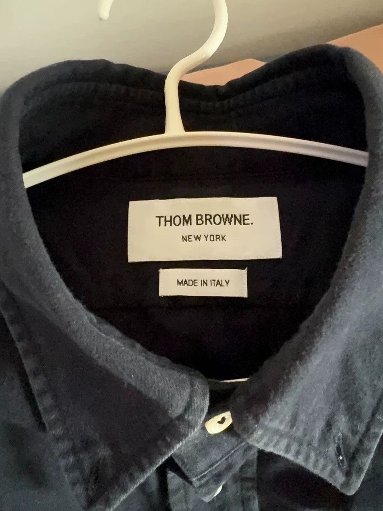 Thom Browne Thom Browne The shirt is navy blue Size US M / EU 48-50 / 2 - 3 Thumbnail