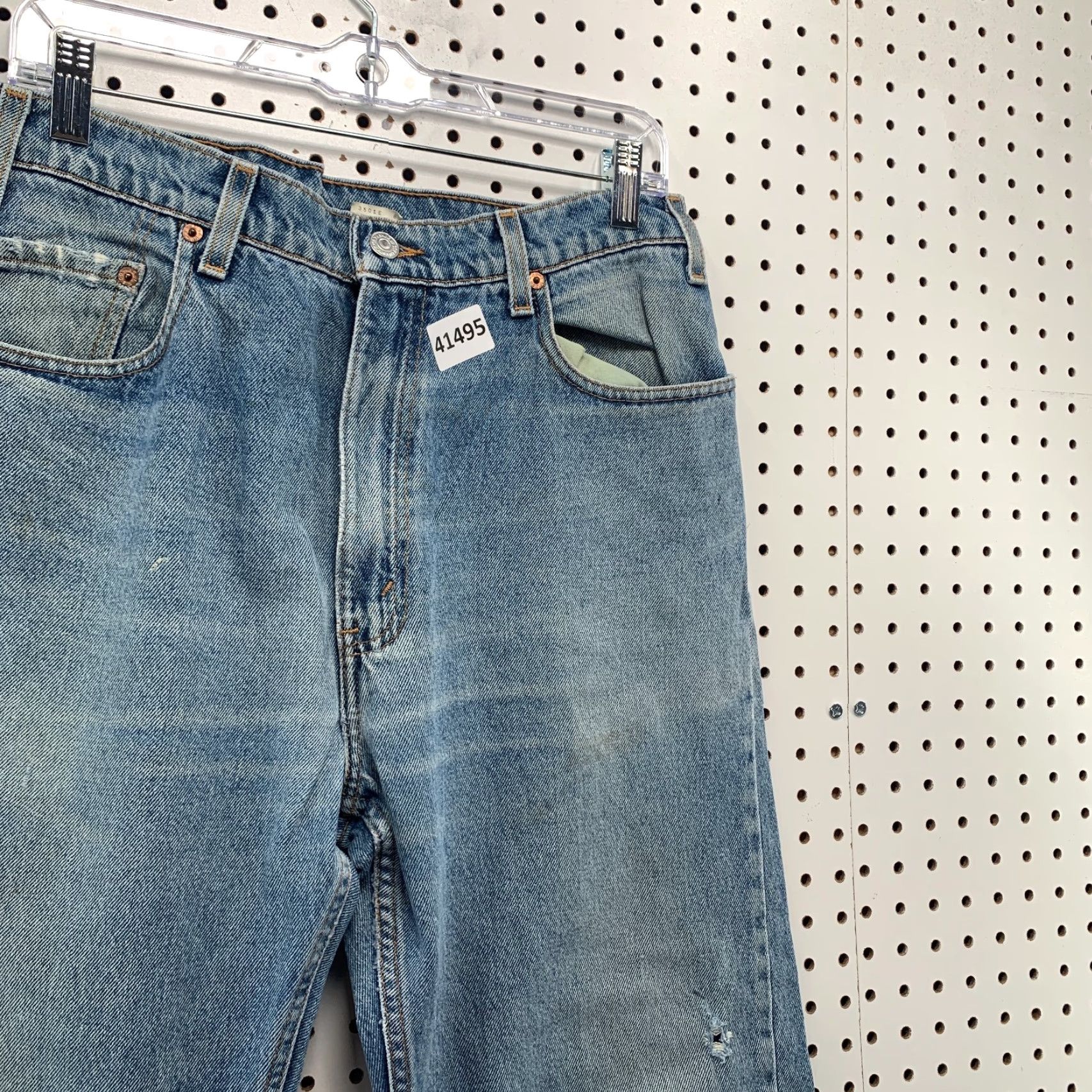 Levi's VINTAGE Levi's 505 Blue Denim Jeans 90s Men's 36x31 Straight Fit Size US 36 / EU 52 - 5 Thumbnail