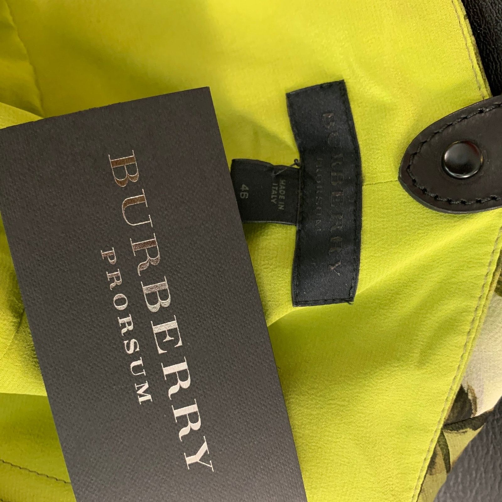 Burberry Prorsum BURBERRY PRORSUM 10 Camouflage Leather Knee-Length Dress Size L / US 10 / IT 46 - 5 Thumbnail