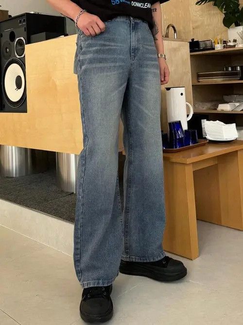 Jean RETRO vintage 90s daily jeans pants Size US 30 / EU 46 - 2 Thumbnail