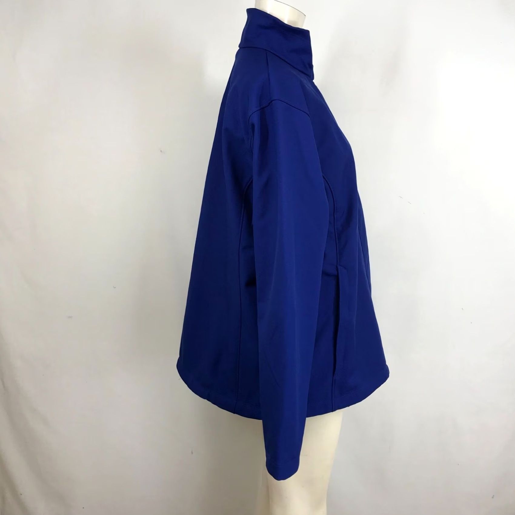 Vintage COLUMBIA Women's 1X Blue Full Zip Polyester Softshell Jacket Size XL / US 12-14 / IT 48-50 - 5 Thumbnail