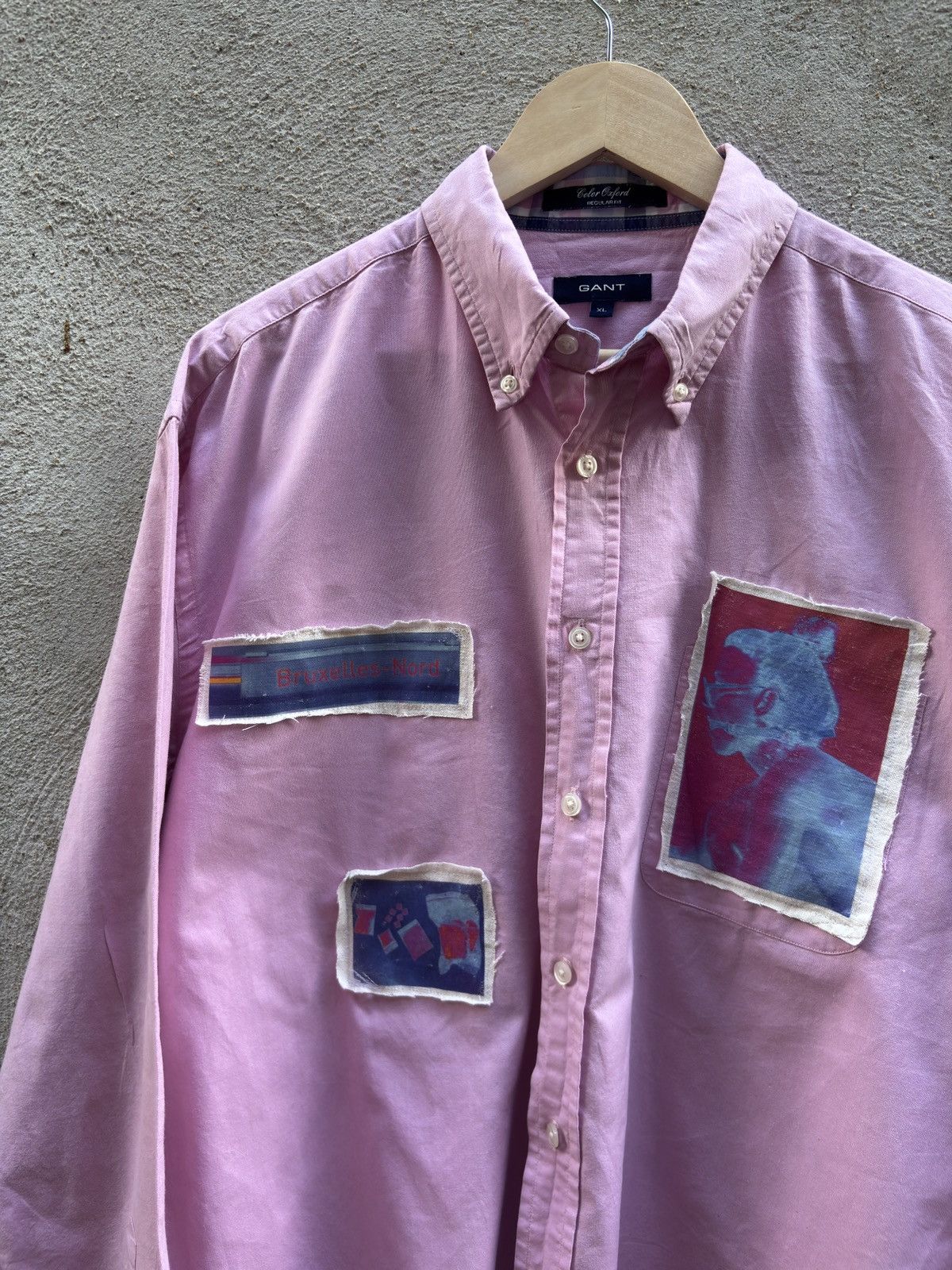 Vintage Pink shirt erotic Brussels bruxelles custom Size US L / EU 52-54 / 3 - 3 Thumbnail