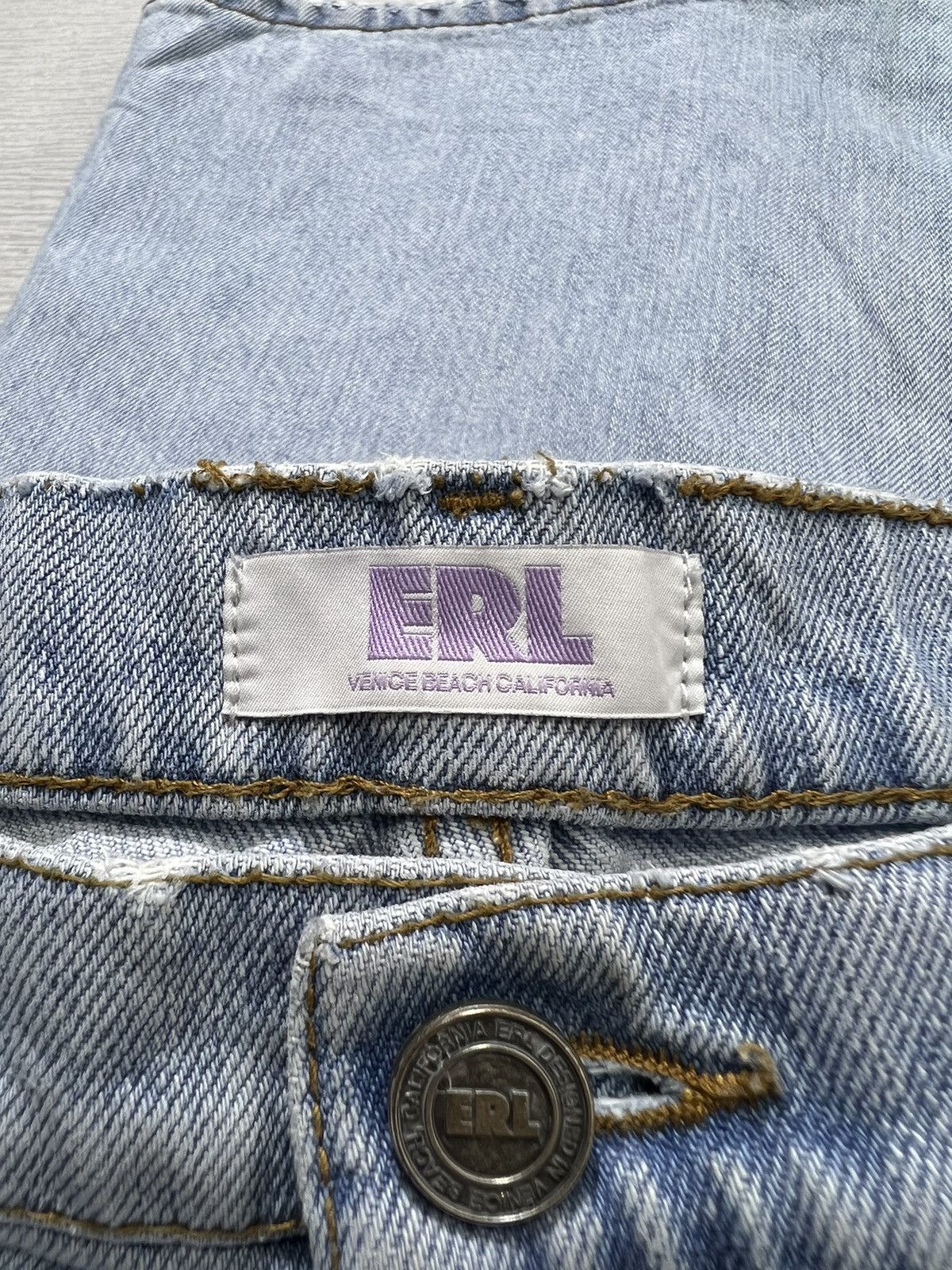 ERL ERL - Distressed Flared Denim Jeans Size US 34 / EU 50 - 11 Thumbnail