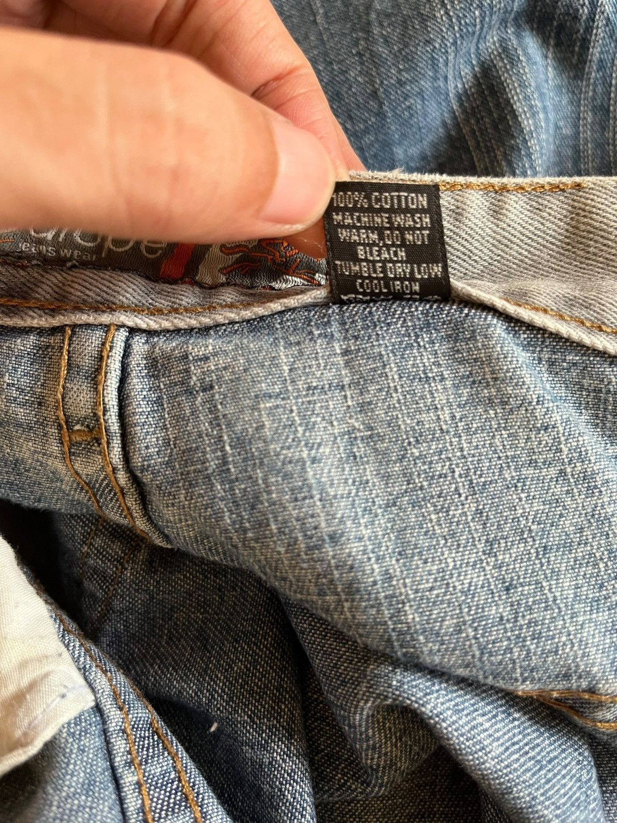 Japanese Brand × Southpole Vintage Japanese Brand Blue Wash Distressed Baggy Jeans Size US 32 / EU 48 - 9 Thumbnail