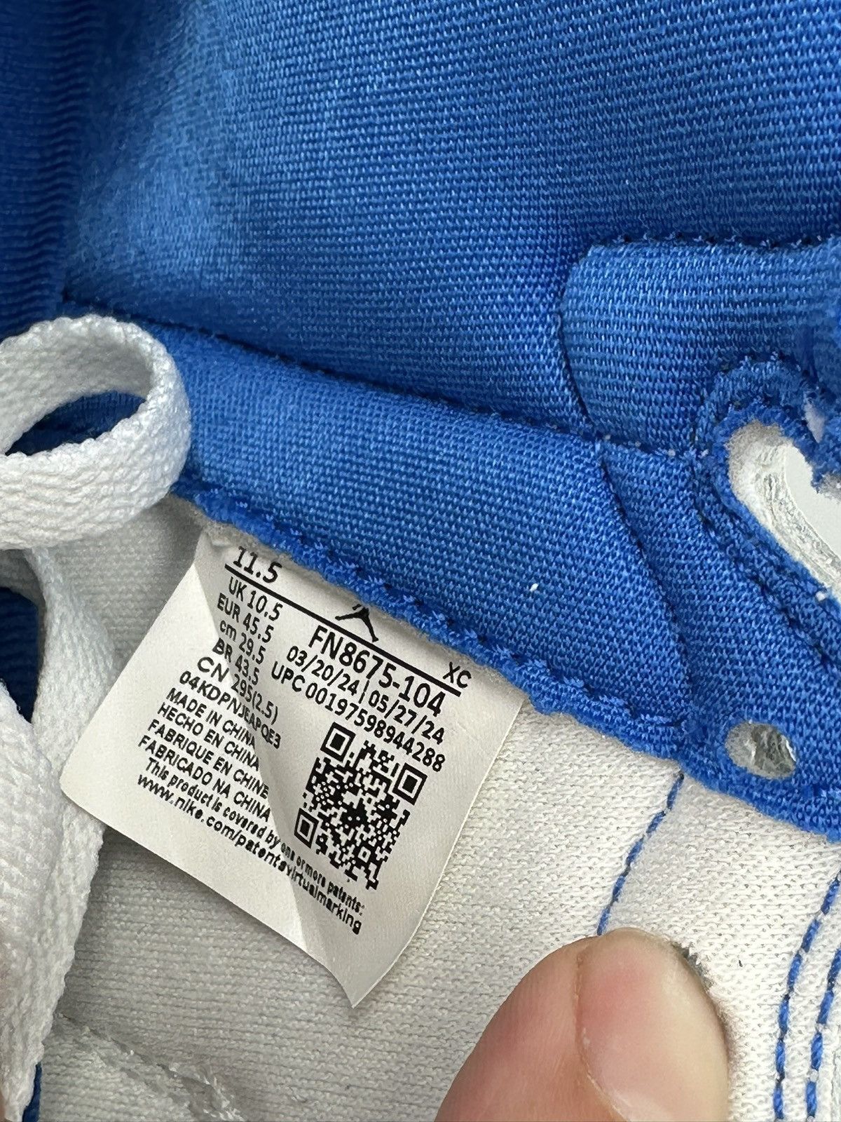 Awake NY × Jordan Brand Jordan 1x Awake Size US 11.5 / EU 44-45 - 12 Thumbnail