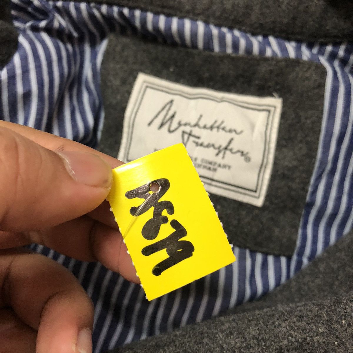 Japanese Brand Japan manhattan Grey Bombers Jacket #A879 Size US S / EU 44-46 / 1 - 12 Thumbnail