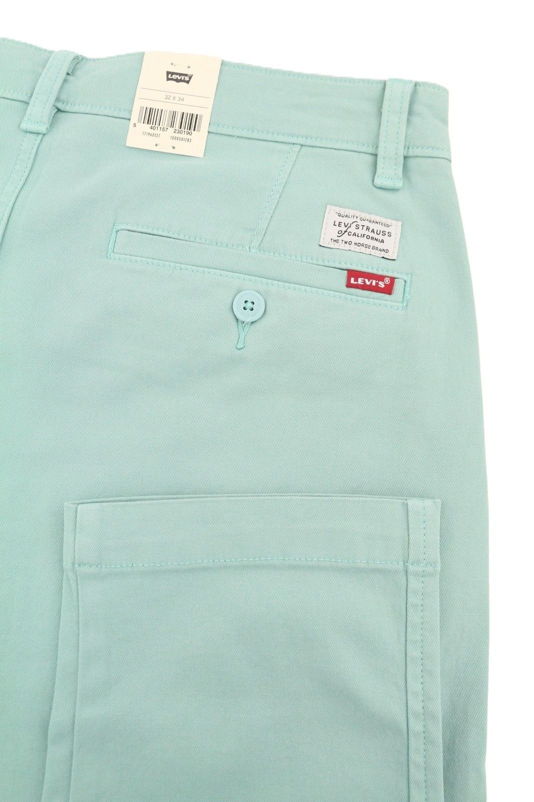 Levi's XX CHINO W32/L34 Blue Taper Stretch Zip Pants 87060 Size US 32 / EU 48 - 5 Thumbnail