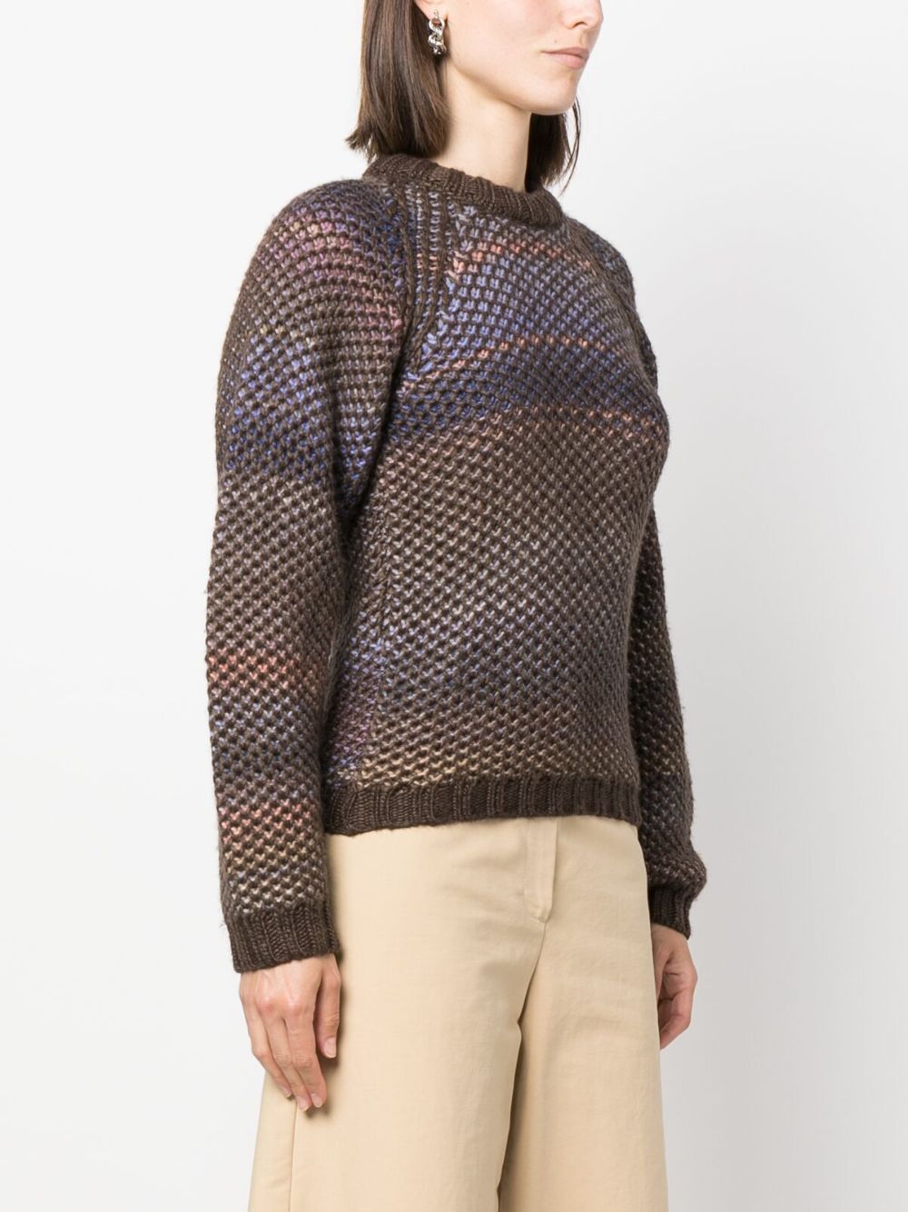 Henrik Vibskov gradient-effect crochet-knit jumper Size S / US 4 / IT 40 - 6 Thumbnail