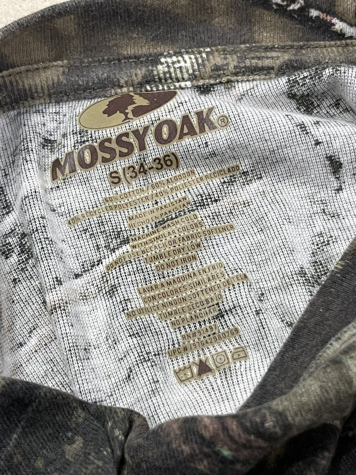 Mossy Oaks × Realtree × Vintage Realtree Real Tree Mossy Oak Camo Vintage Cropped Shirt Size US S / EU 44-46 / 1 - 3 Thumbnail