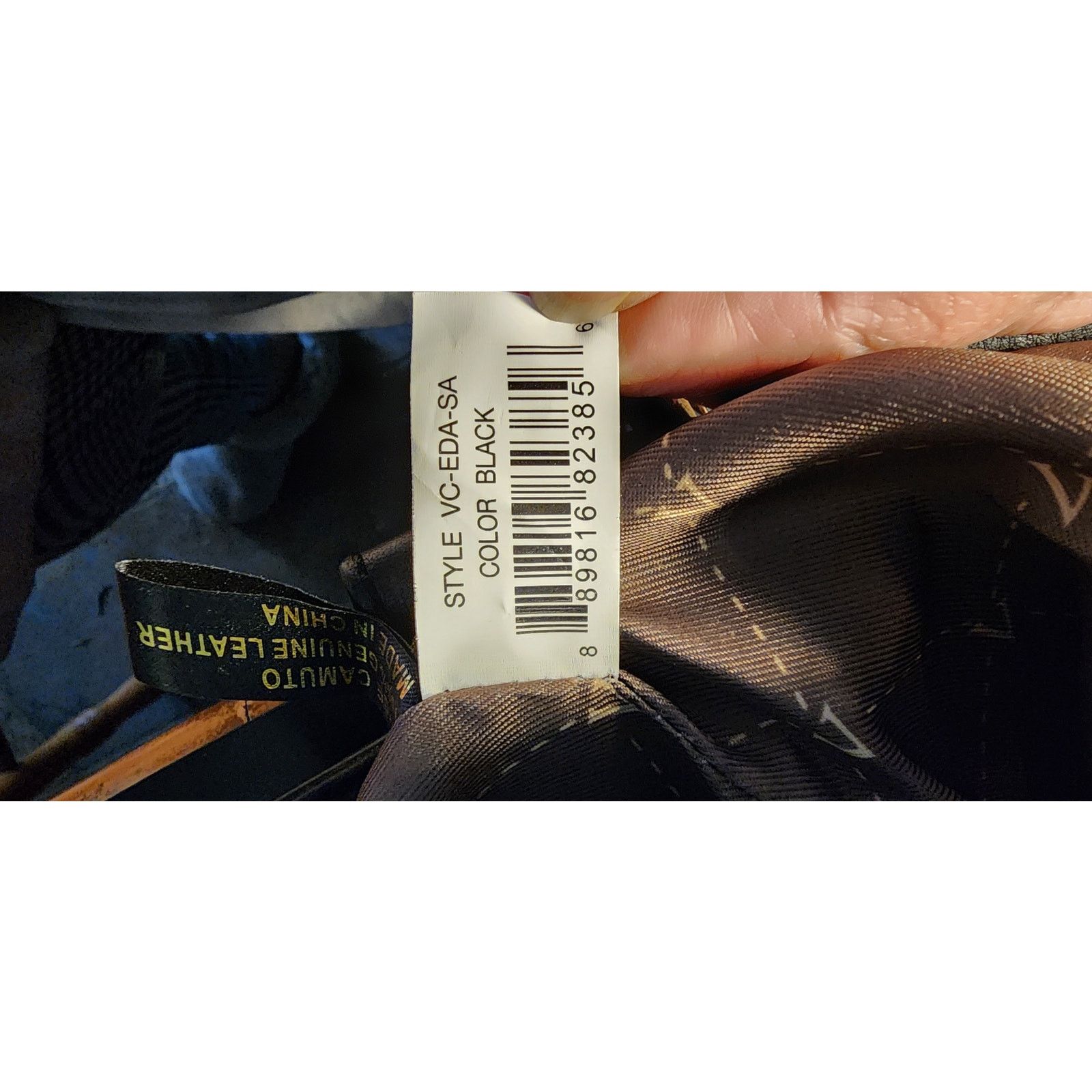 Vince Camuto Vince Camuto black leather & suede satchel handbag Size ONE SIZE - 4 Thumbnail