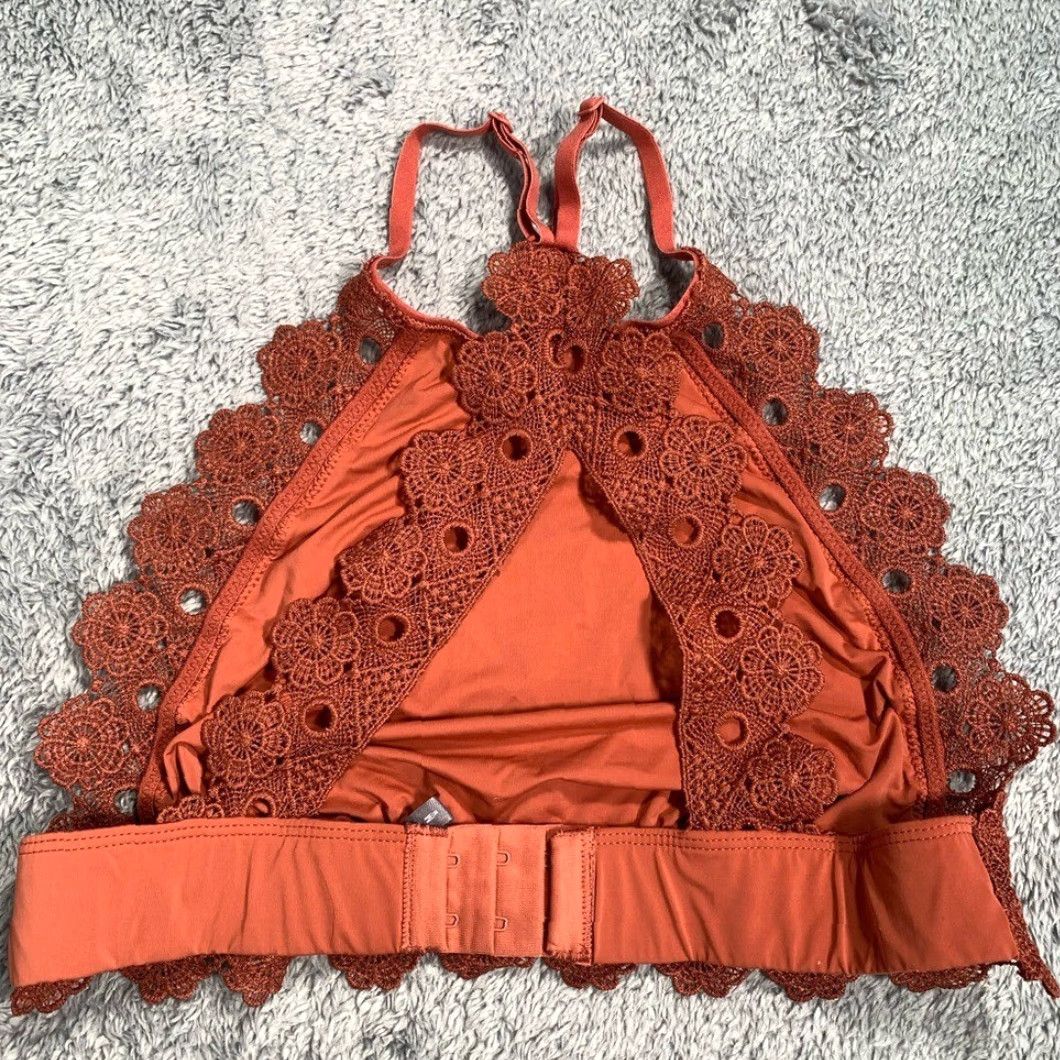 Vintage Aerie Bralette BRA Medium Orange M Size ONE SIZE - 5 Thumbnail