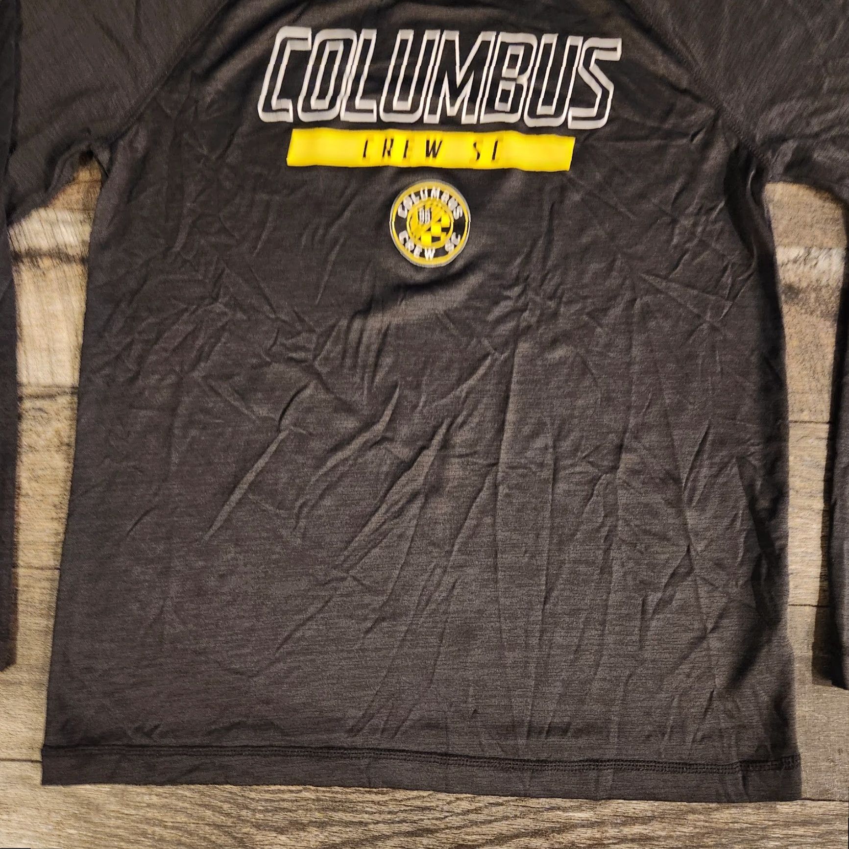 Vintage Columbus Crew SC Long Sleeve Performance Shirt Mens Medium Gray MLS T-Shirt Crew Neck Sports MLS Size US M / EU 48-50 / 2 - 2 Thumbnail