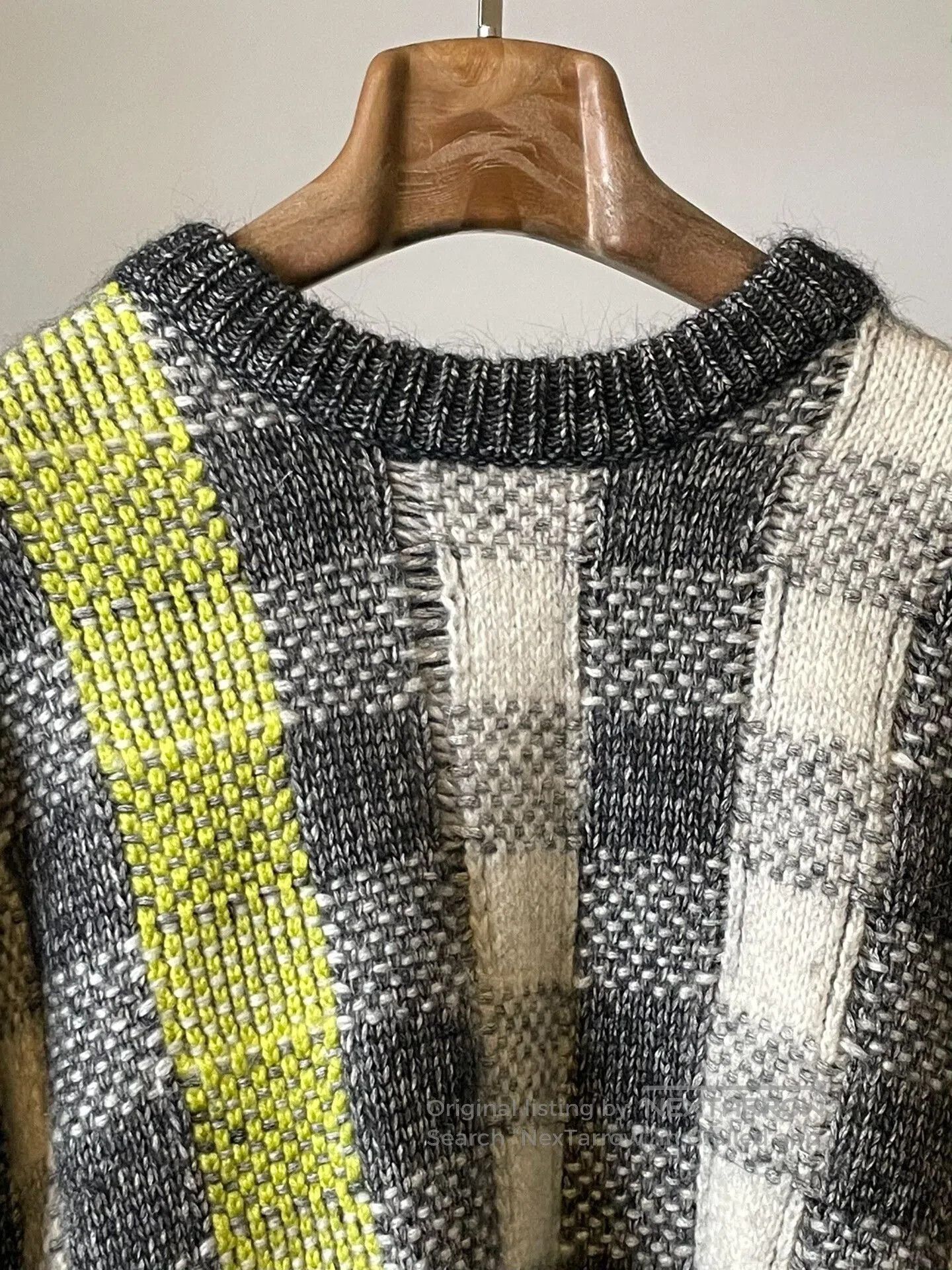 Chanel Alexander McQueen Knit Sweater in Plaid. Size XS / US 0-2 / IT 36-38 - 3 Thumbnail