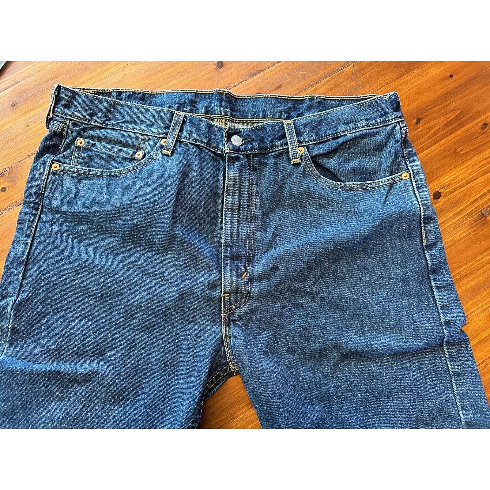 Levi's Levis 505 Classic Straight Leg Fit 40x30 Dark Blue Wash Size US 40 / EU 56 - 8 Thumbnail